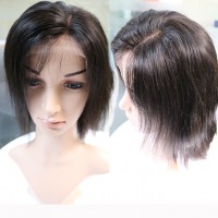 Brazilian full lace wigs/ thick human hair lace front wig / lace front wig for black man