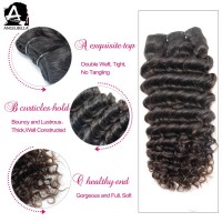 Angelbella 100 Virgin Human Hair Extension Deep Curly Hair Products