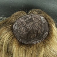 Custom Order Highlight Color 5*5Iinch Silk Top Base Size 7*7Iinch Brazilian Hair Whopper Topper Kippah Fall