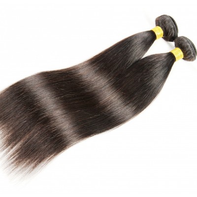 10A  unprocessed Virgin hair extensions Silky Straight Hair Weft Natural Black Virgin Peruvian Hair Bundles